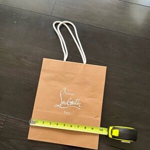 Christian Louboutin Brown Shopping Bag